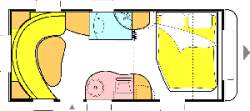 Grundriss Caravelair OSIRIS 480